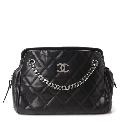 Chanel Lambskin Bijoux Chain Shopping Tote Black 1 of 10