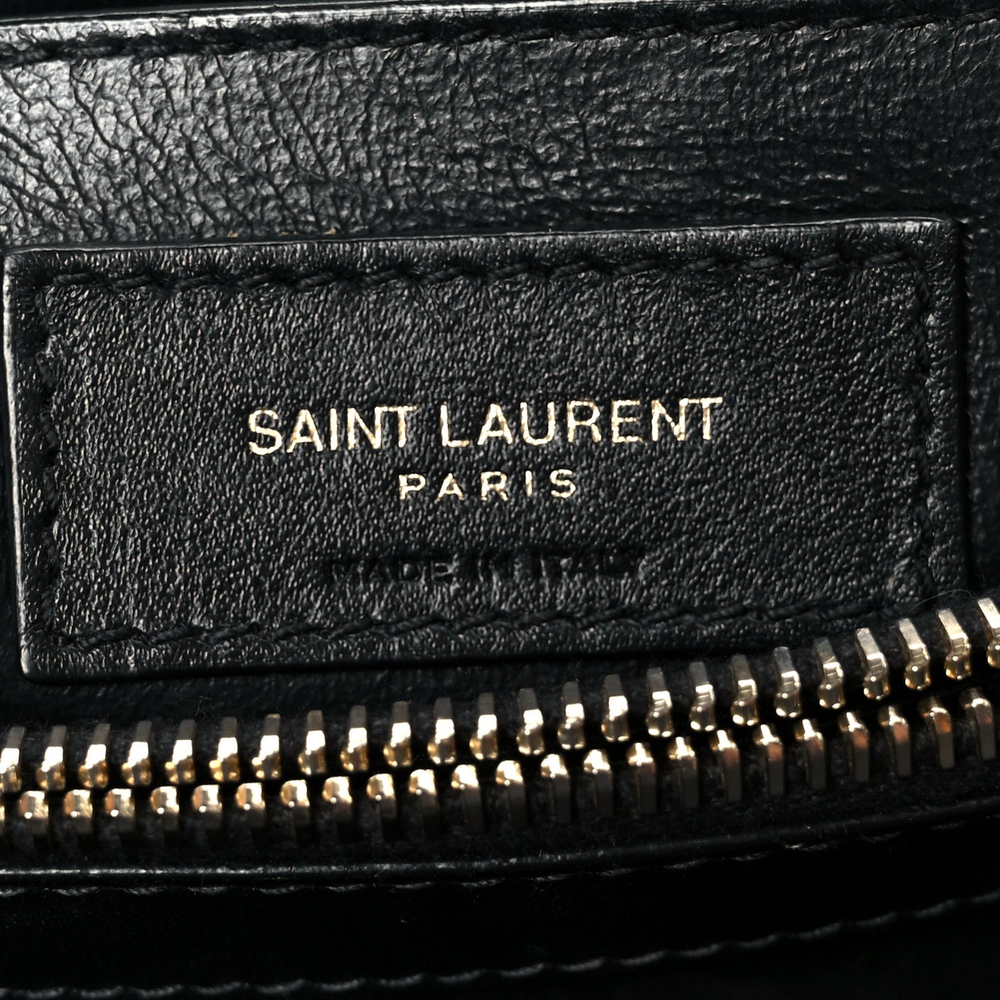 Calfskin Y Quilted Monogram Small Loulou Chain Satchel Black