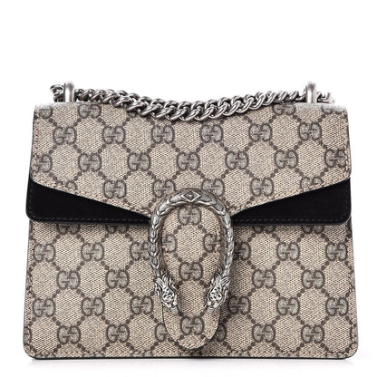 Gucci GG Supreme Monogram Mini Dionysus Shoulder Bag Black 1 of 8