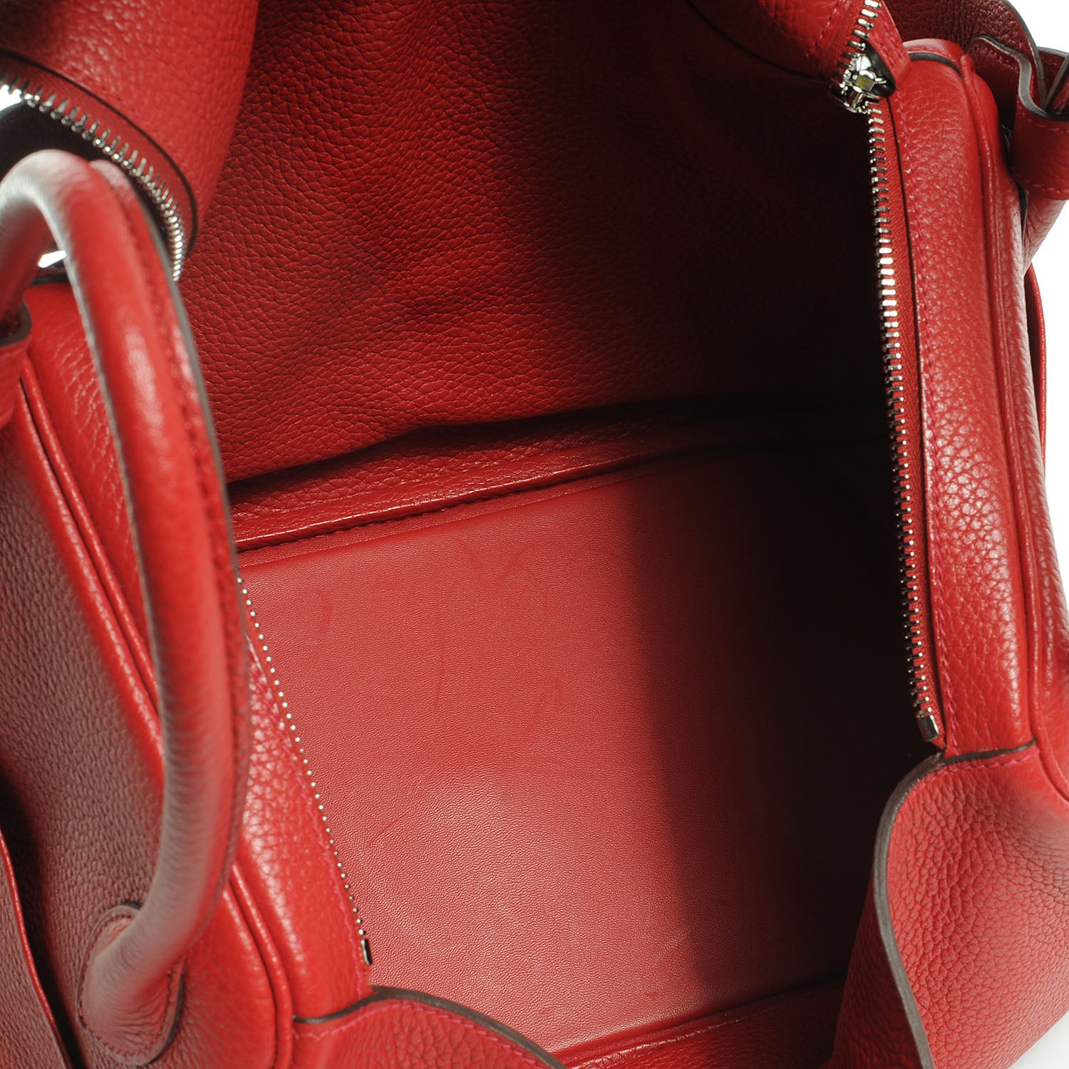 Hermes Taurillon Clemence Lindy 34 Rouge Casaque 5 of 8