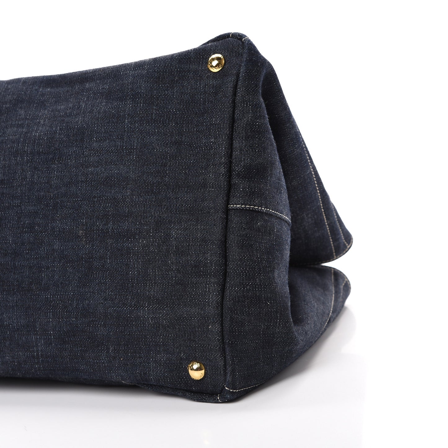 Denim Logo Tote Blue Rosso