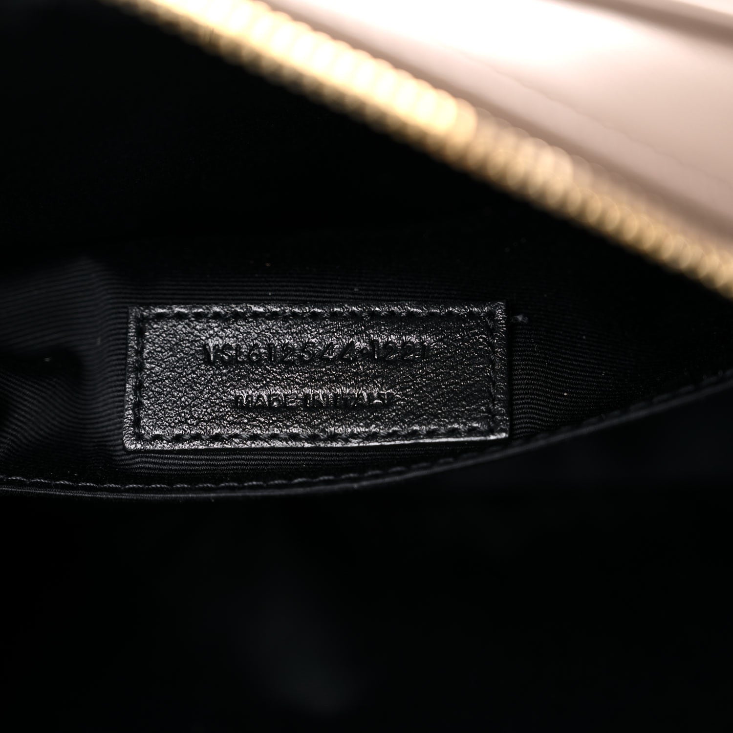 Saint Laurent Calfskin Matelasse Monogram Lou Camera Bag Dark Latte 6 of 10