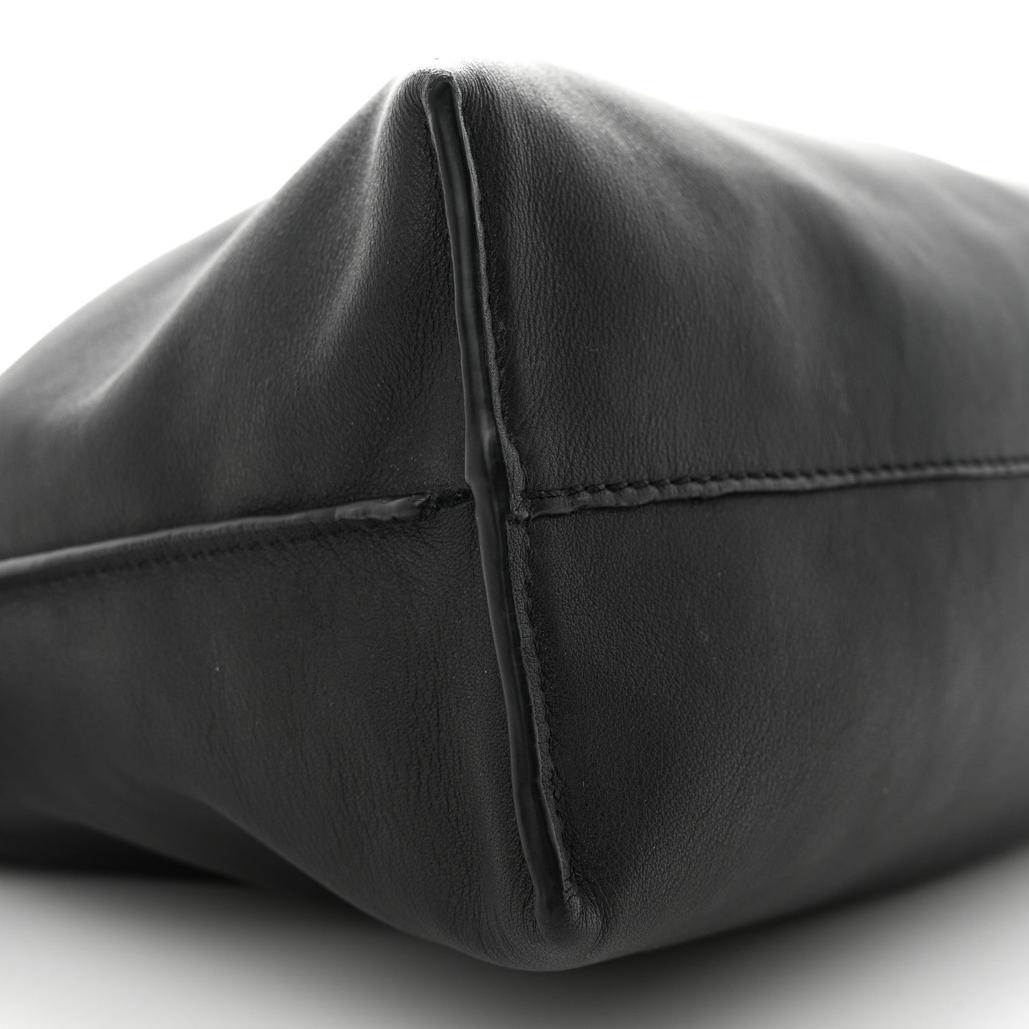 Loewe Calfskin Small Flamenco Knot Bag Black 8 of 11