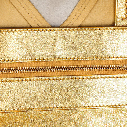 Celine Lambskin Medium Vertical Bi-Cabas Gold 7 of 9