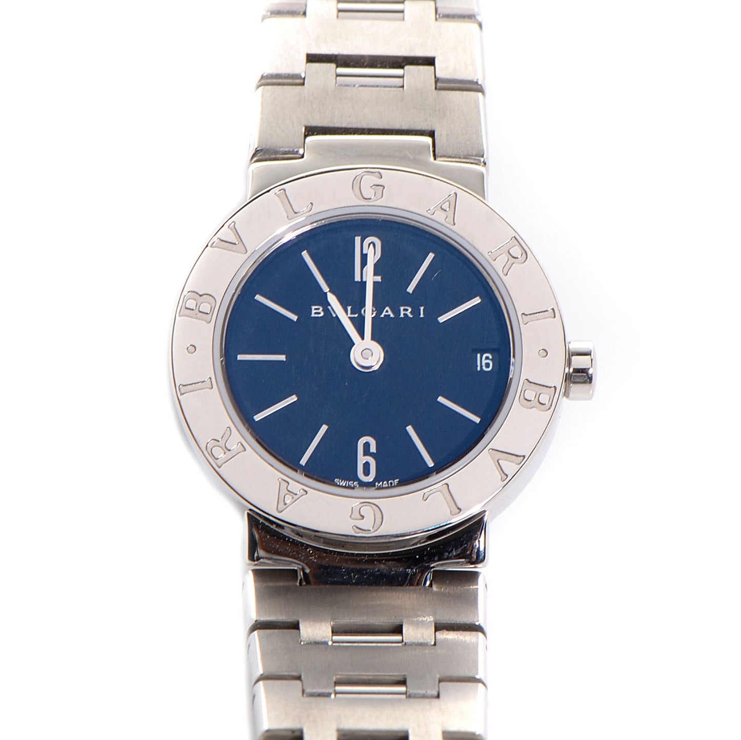Stainless Steel 23mm Quartz Watch Blue