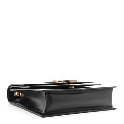 Saint Laurent Smooth Calfskin Monogram Medium Sulpice Shoulder Bag Black 4 of 13