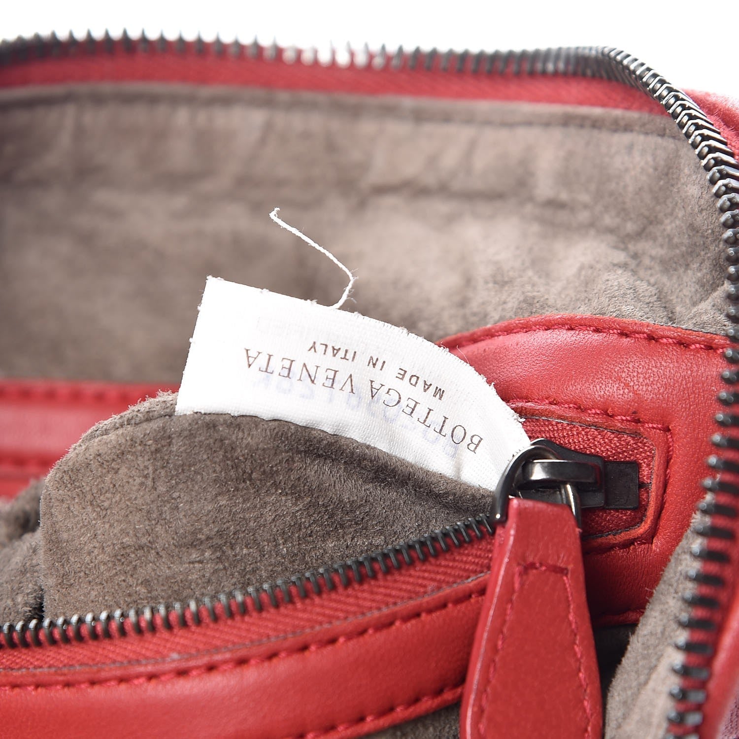 Bottega Veneta Nappa Intrecciato Nodini Crossbody Messenger Red 11 of 29