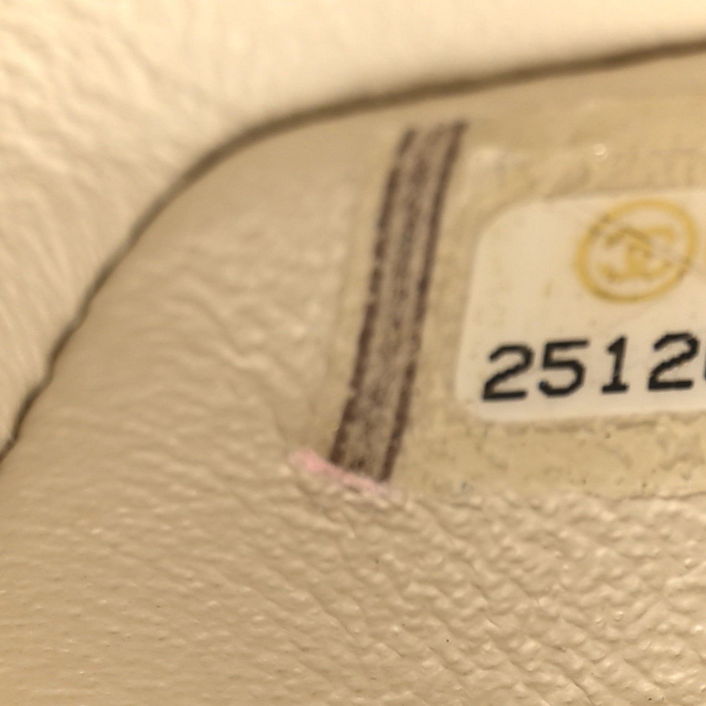 Caviar Quilted Mini Rectangular Flap Light Beige