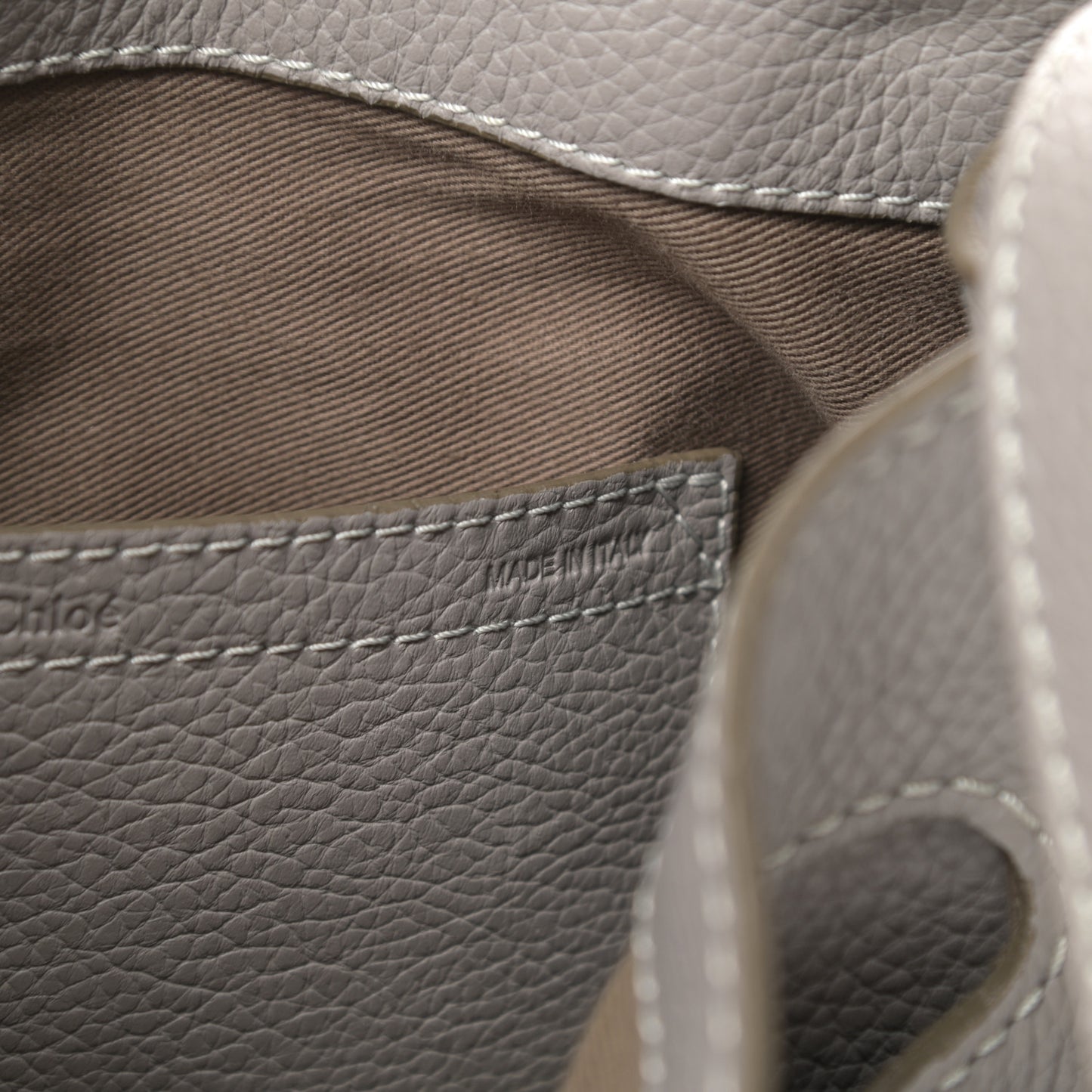 Calfskin Medium Marcie Round Crossbody Bag Cashmere Grey