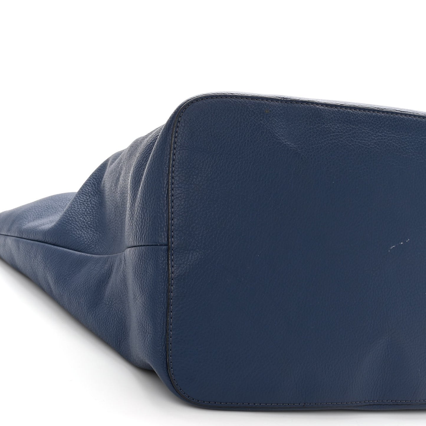 Calfskin Large New Marcie Tote Royal Navy