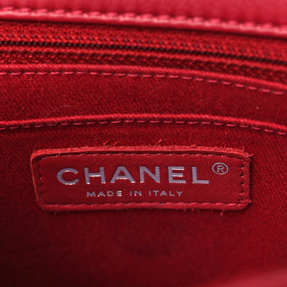 Chanel Calfskin Quilted CC Curvy Flap Red 5 of 8