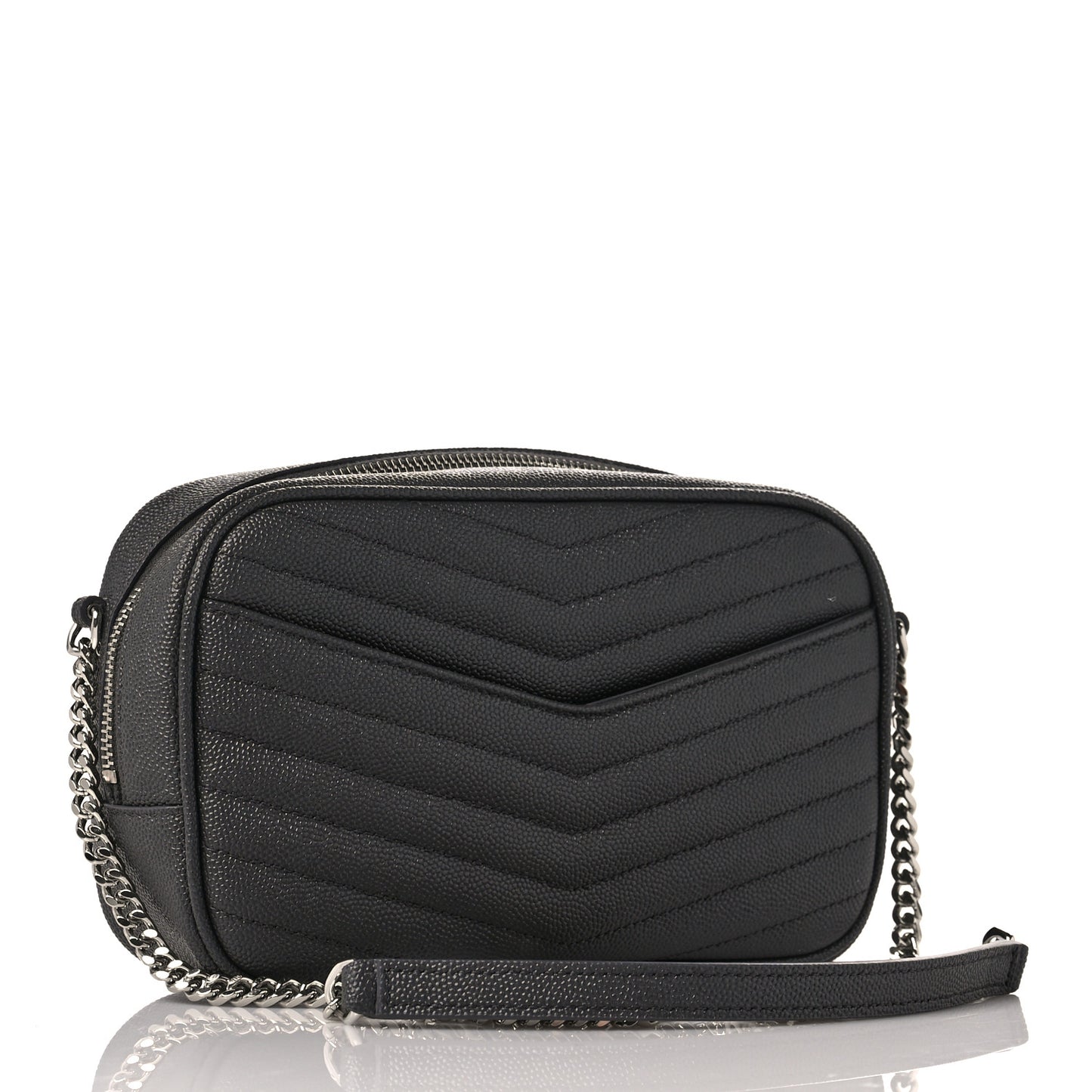 Grain De Poudre Matelasse Monogram Mini Lou Camera Bag Asphalt