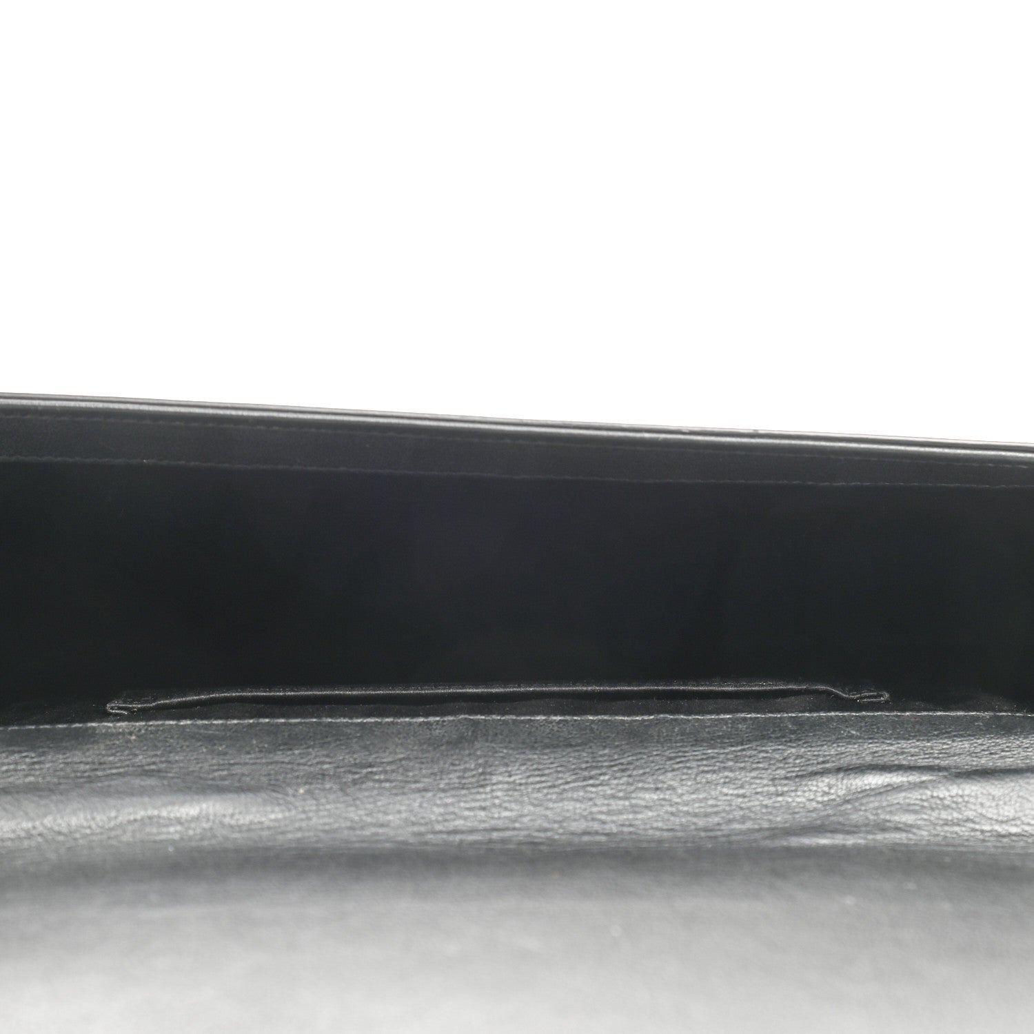 Saint Laurent Calfskin Monogram Large Belle De Jour Clutch Black 5 of 15