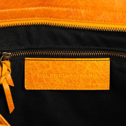 Balenciaga Chevre Classic Hardware Step Bag Marigold 7 of 8