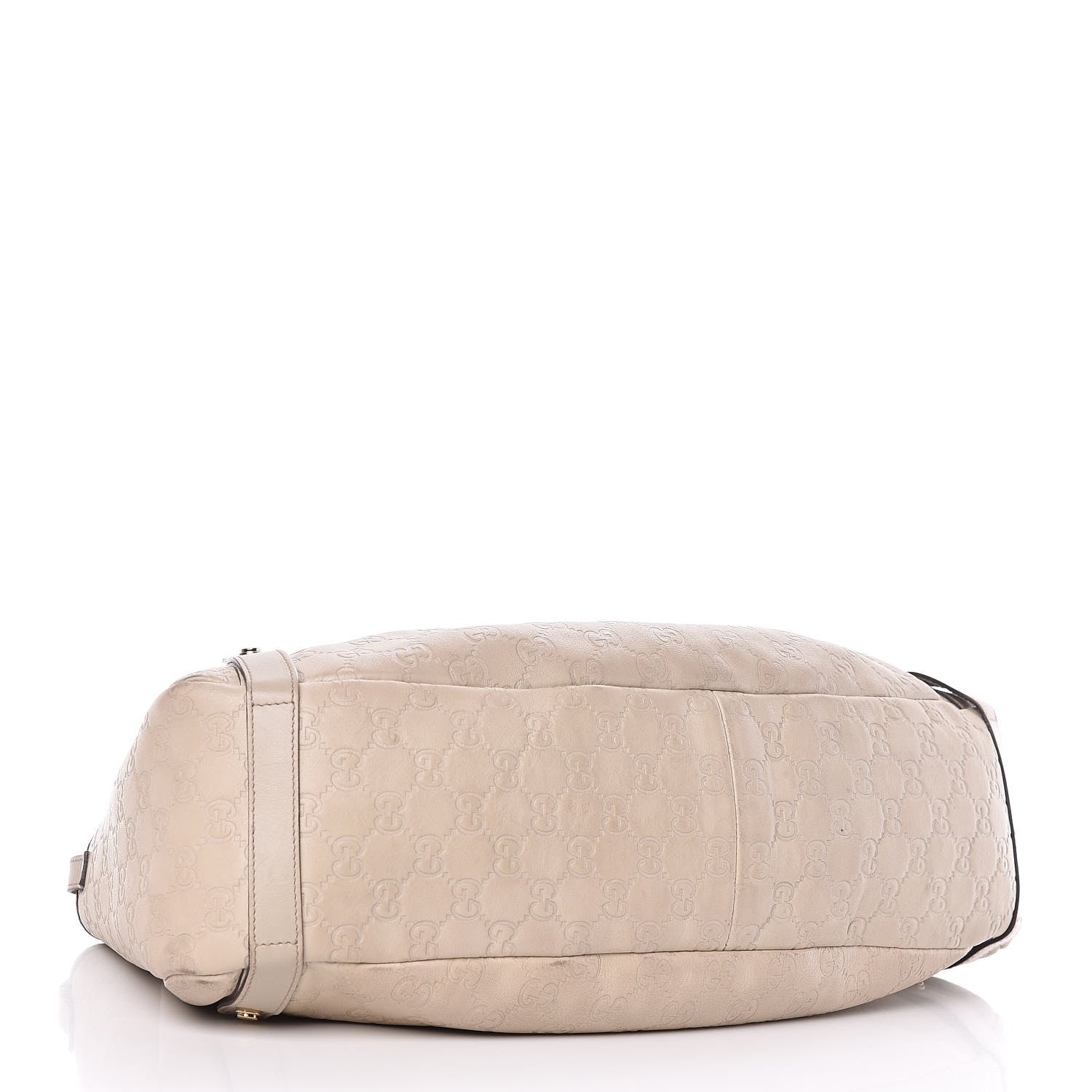Gucci Guccissima Medium Abbey Shoulder Bag Off White 4 of 12