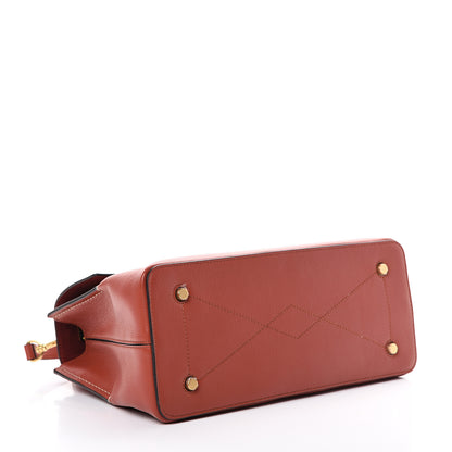 Mulberry Silky Calfskin Small Seaton Rust 3 of 12