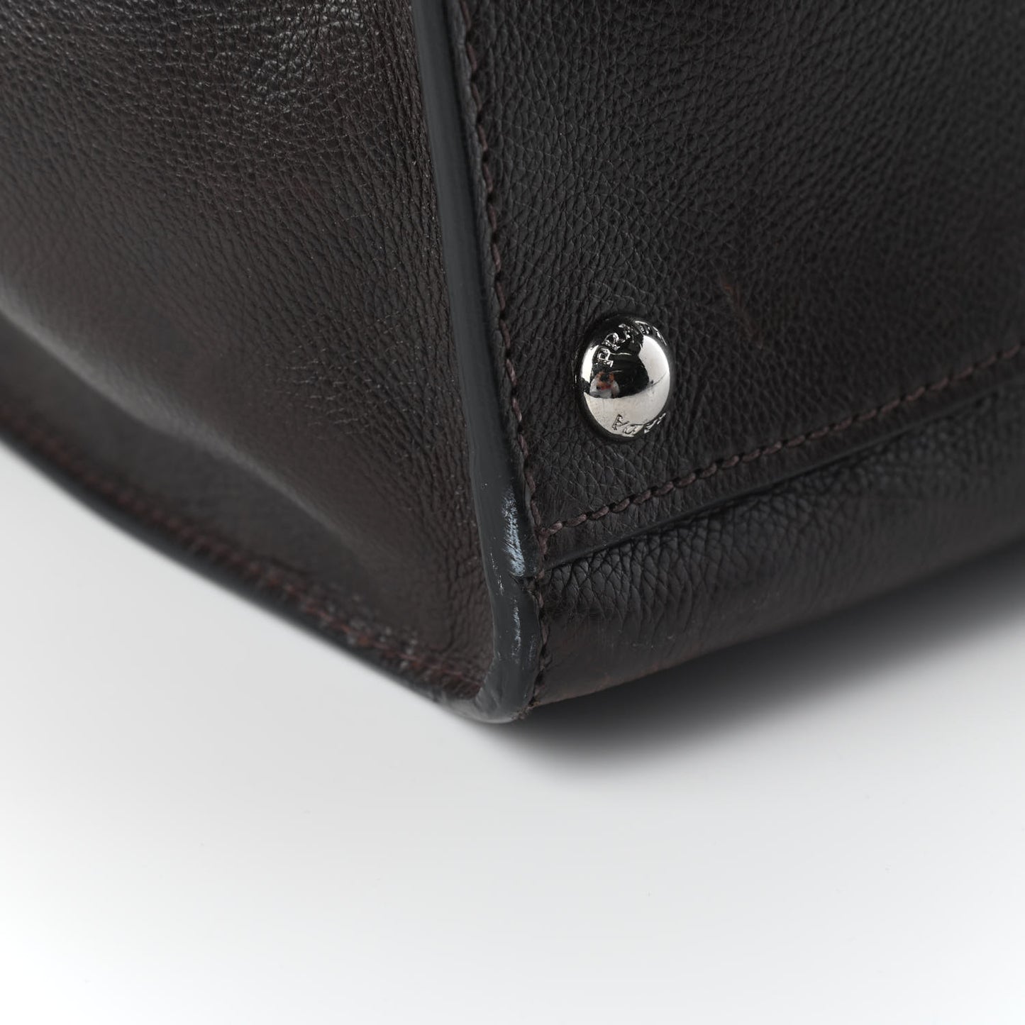 Glace Calf Twin Pocket Tote Moro