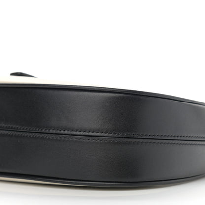 Saint Laurent Shiny Calfskin Le Fermoir Hobo Blanc Vintage Black 10 of 10