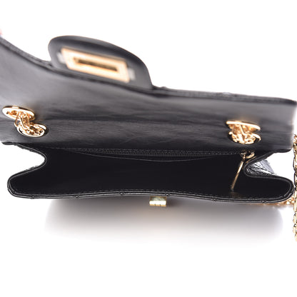 Chanel Aged Calfskin Quilted 2.55 Reissue Mini Flap Black 5 of 11