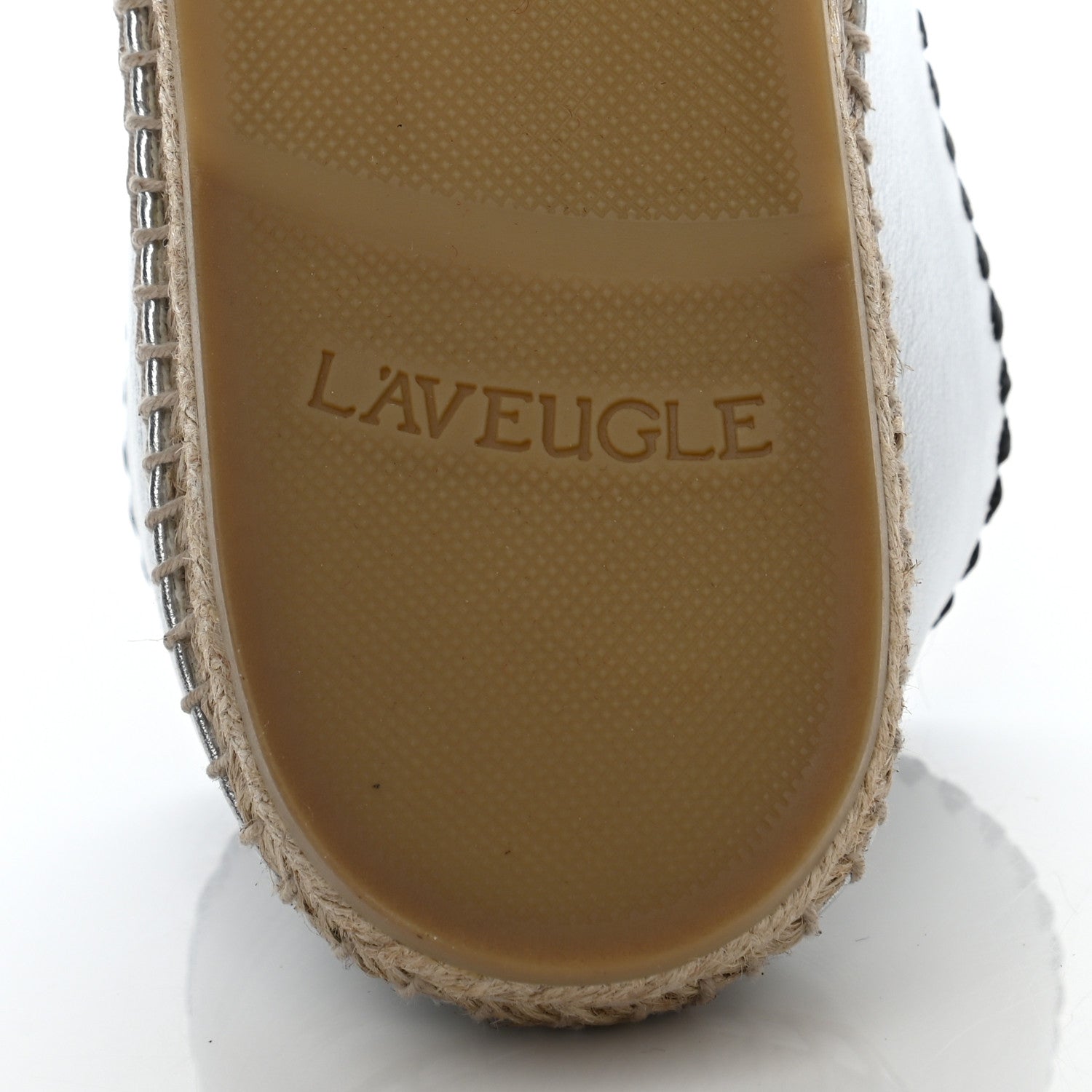 Gucci Metallic Nappa GG Marmont Espadrilles 41 Silver 9 of 12