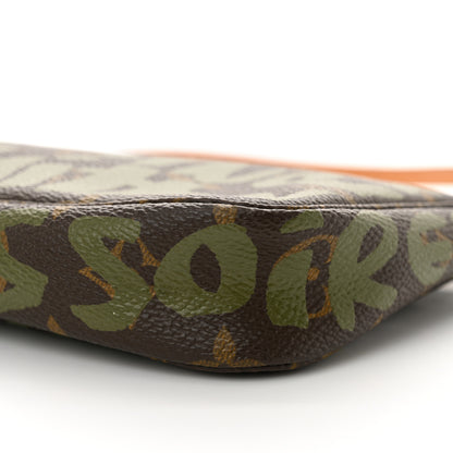 Louis Vuitton Monogram Graffiti Pochette Accessories Kaki 10 of 10