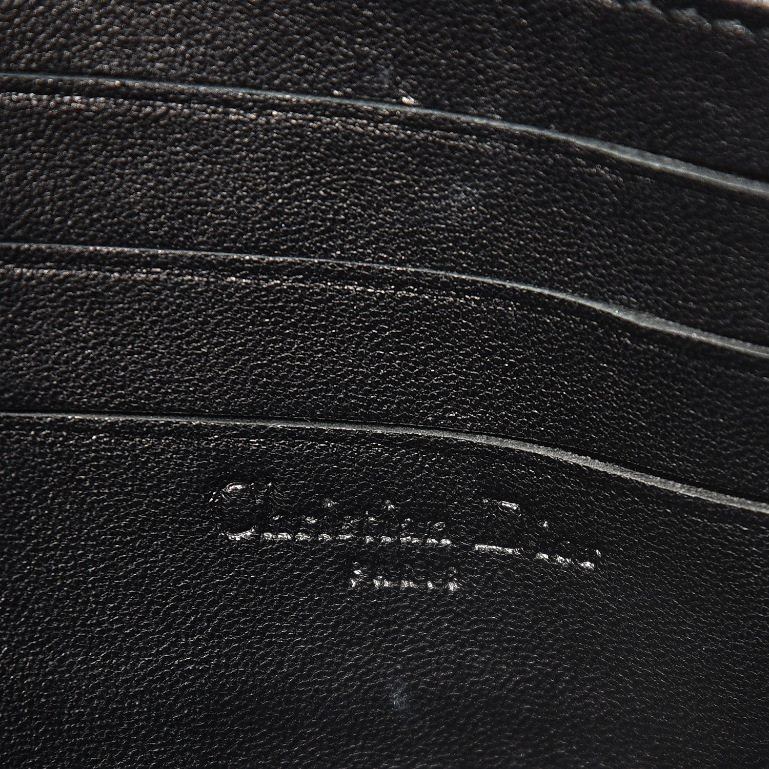 Christian Dior Lambskin Cannage New Lock Pouch Black 6 of 9
