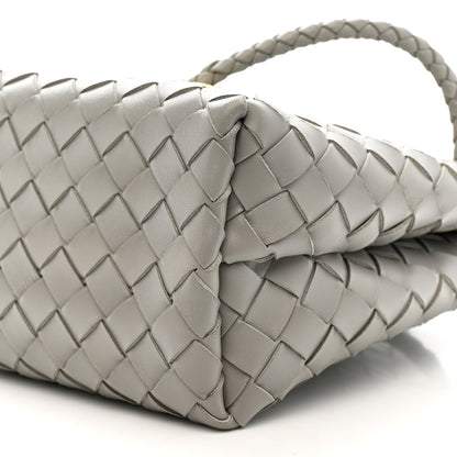 Bottega Veneta Nappa Intrecciato Small Andiamo Shoulder Bag Sterling 9 of 9