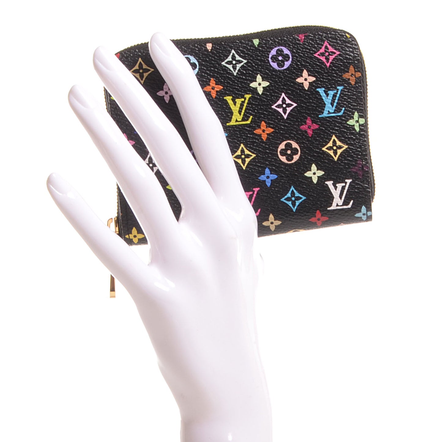 Monogram Multicolor Zippy Coin Purse Black Grenade