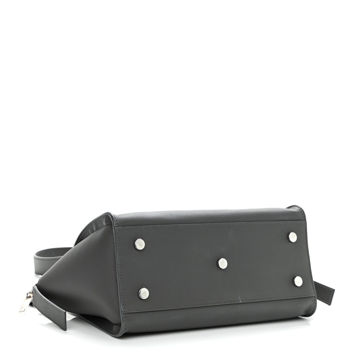 Saint Laurent Calfskin Baby Monogram Downtown Cabas Earth 3 of 10