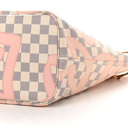 Louis Vuitton Damier Azur Tahitienne Neverfull MM 11 of 11
