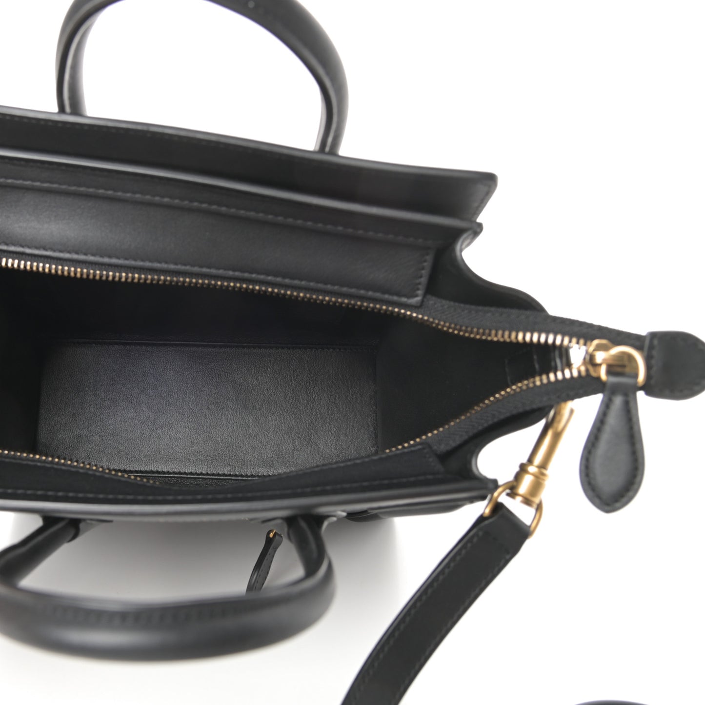 Smooth Calfskin Nano Luggage Black