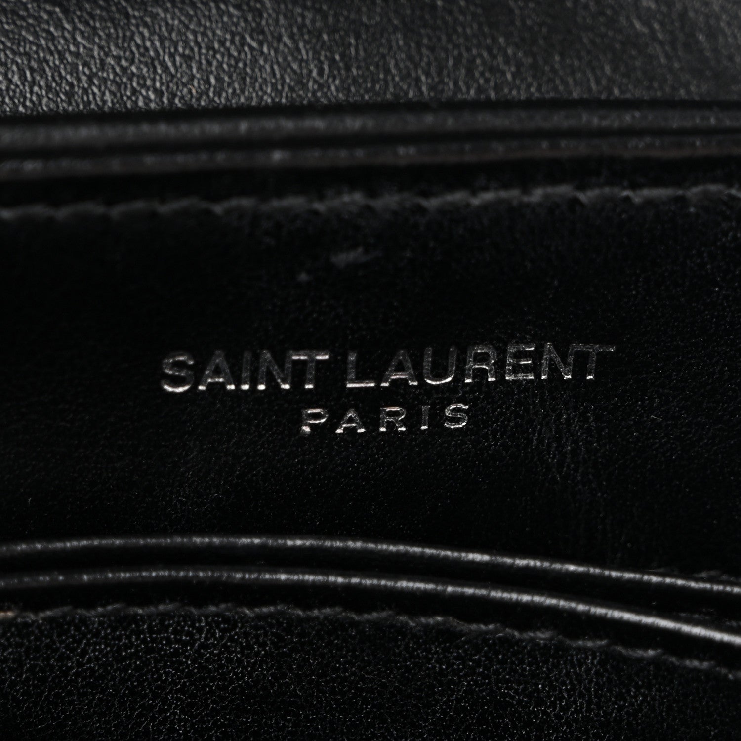 Saint Laurent Calfskin Y Quilted Monogram Toy Loulou Crossbody Bag Black 12 of 15