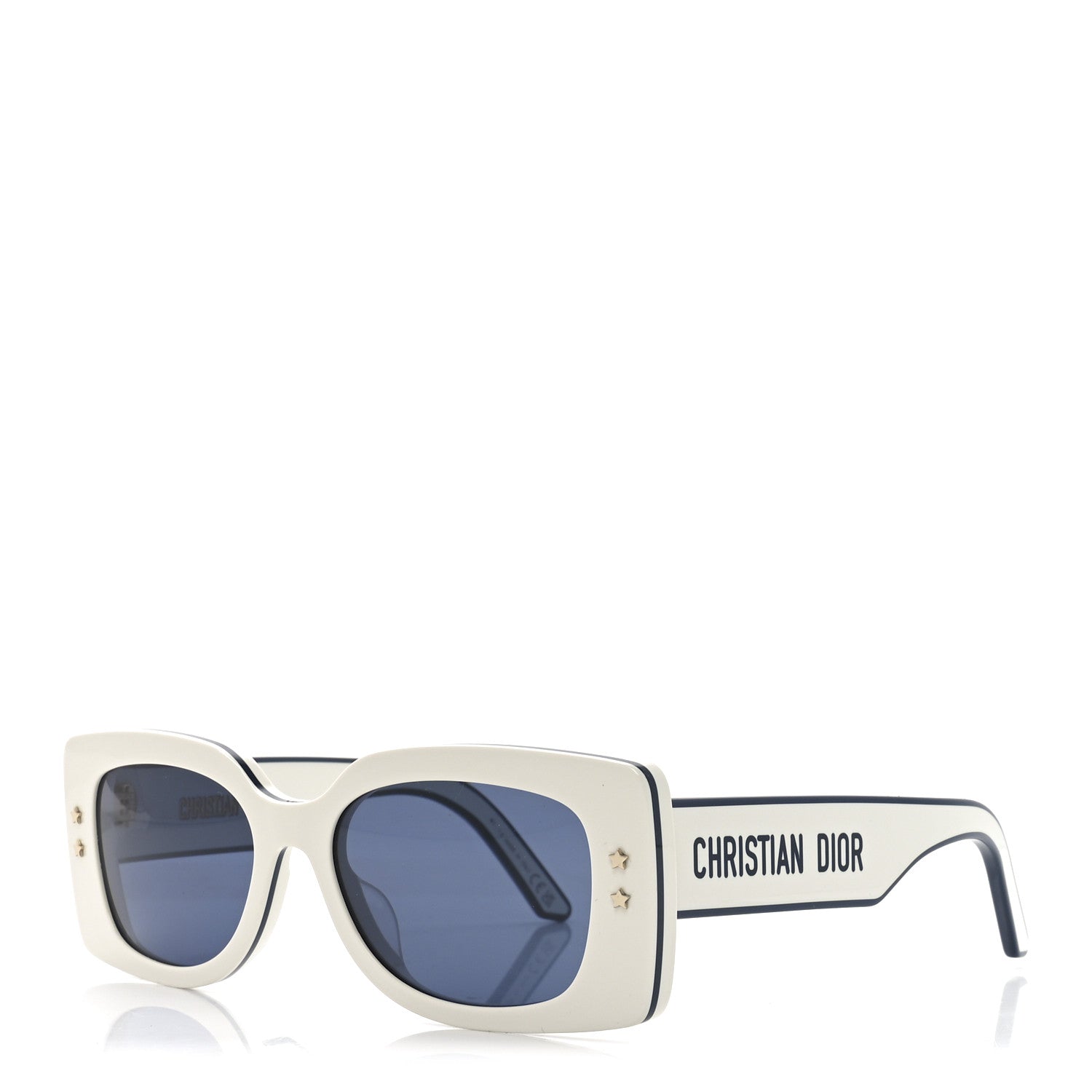 Christian Dior Diorpacific S1U Square Sunglasses White Blue 1 of 8