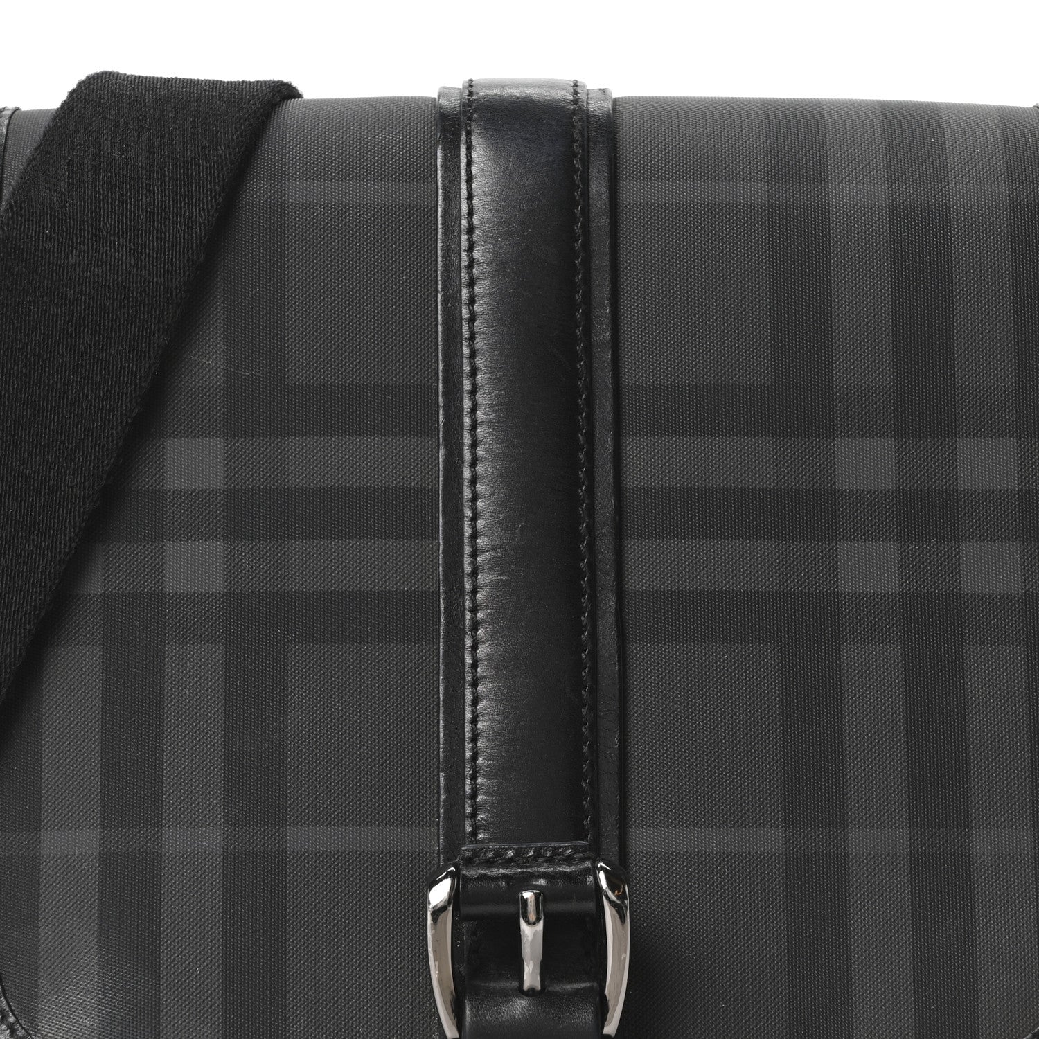 Burberry Smoked Check Vaughan Crossbody Bag Black 8 of 10
