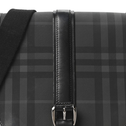 Burberry Smoked Check Vaughan Crossbody Bag Black 8 of 10