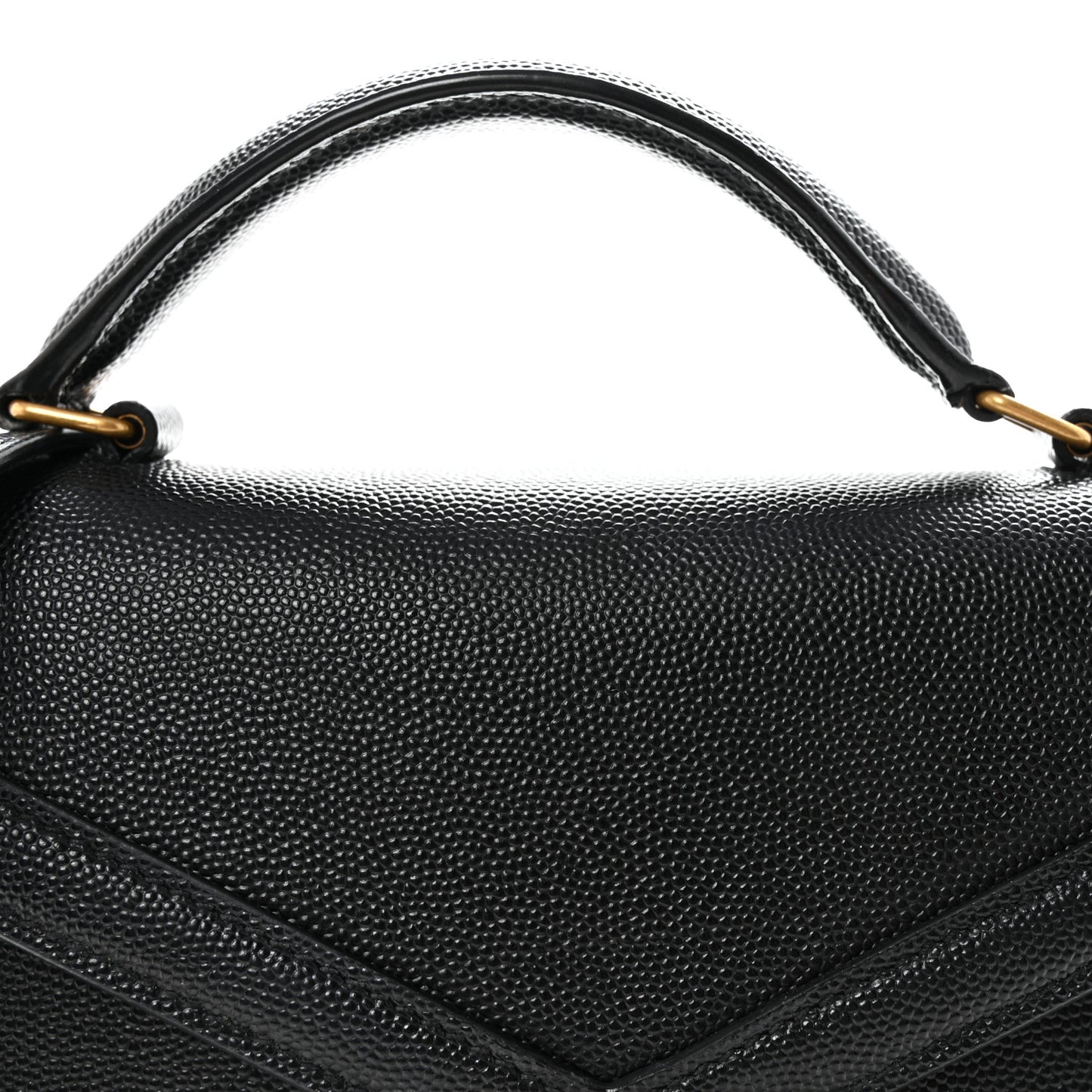 Grain De Poudre Mini Classic Monogram Cassandra Top Handle Black