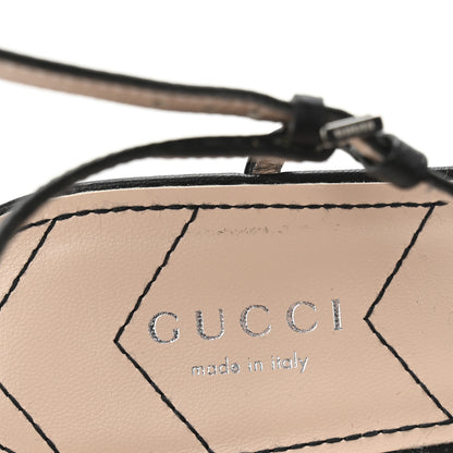 Gucci Nappa Charlotte Petite GG 55mm Slingback Pumps 36.5 Black 8 of 9