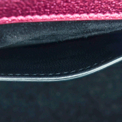 Saint Laurent Metallic Calfskin Small Classic Monogram Satchel Fuchsia 9 of 11