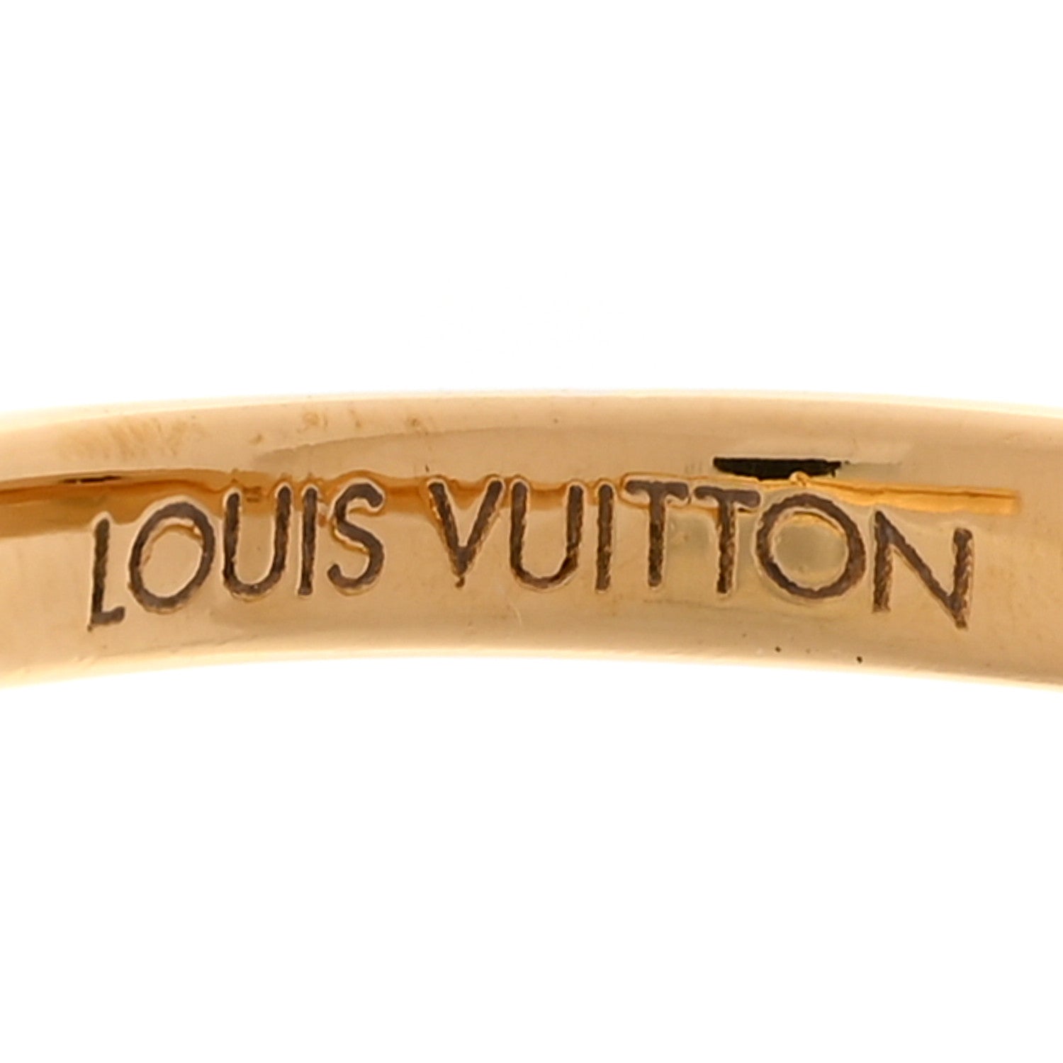 Louis Vuitton LV And Me Ampersand Ring S 50 5.5 Gold 4 of 6