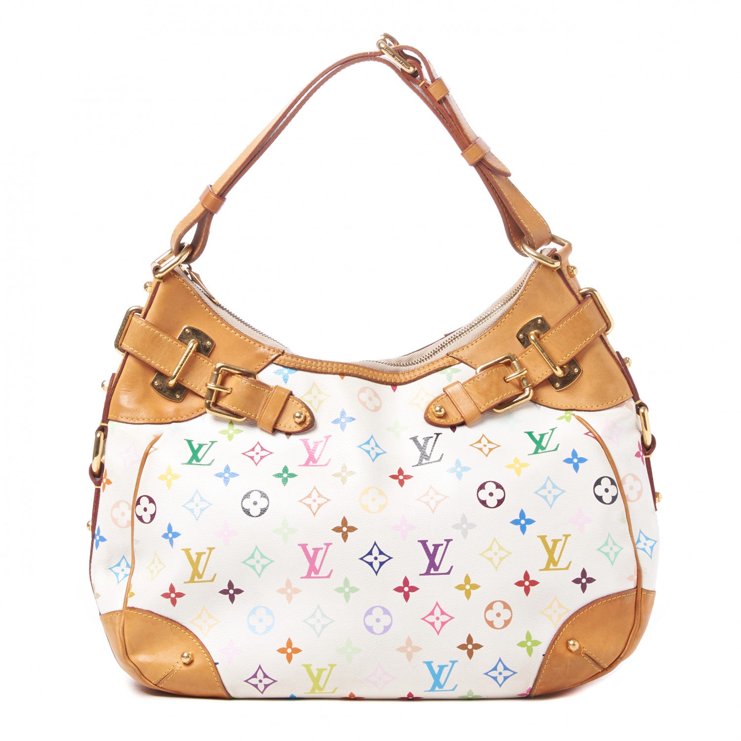 Louis Vuitton Monogram Multicolor Greta White 1 of 8