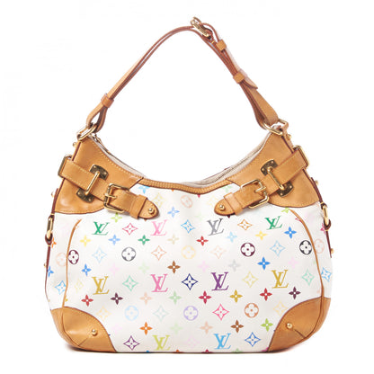 Louis Vuitton Monogram Multicolor Greta White 1 of 8