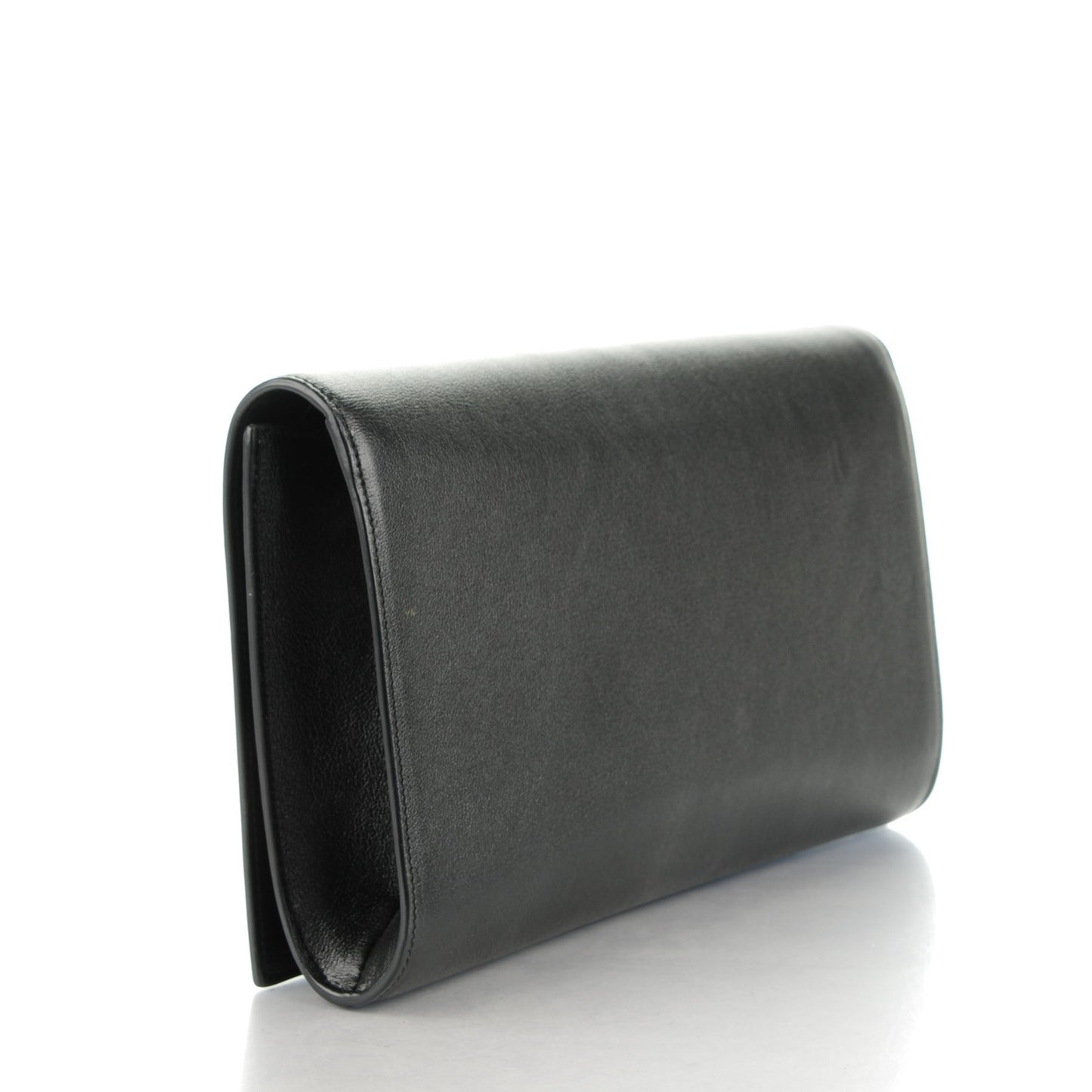 Calfskin Monogram Large Belle De Jour Clutch Black