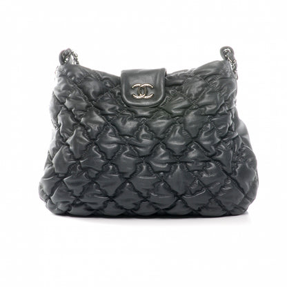 Chanel Leather Bubble Quilt Hobo Grey 1 of 9