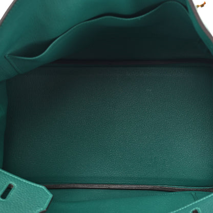 Hermes Togo BIRKIN 35 Malachite 5 of 16