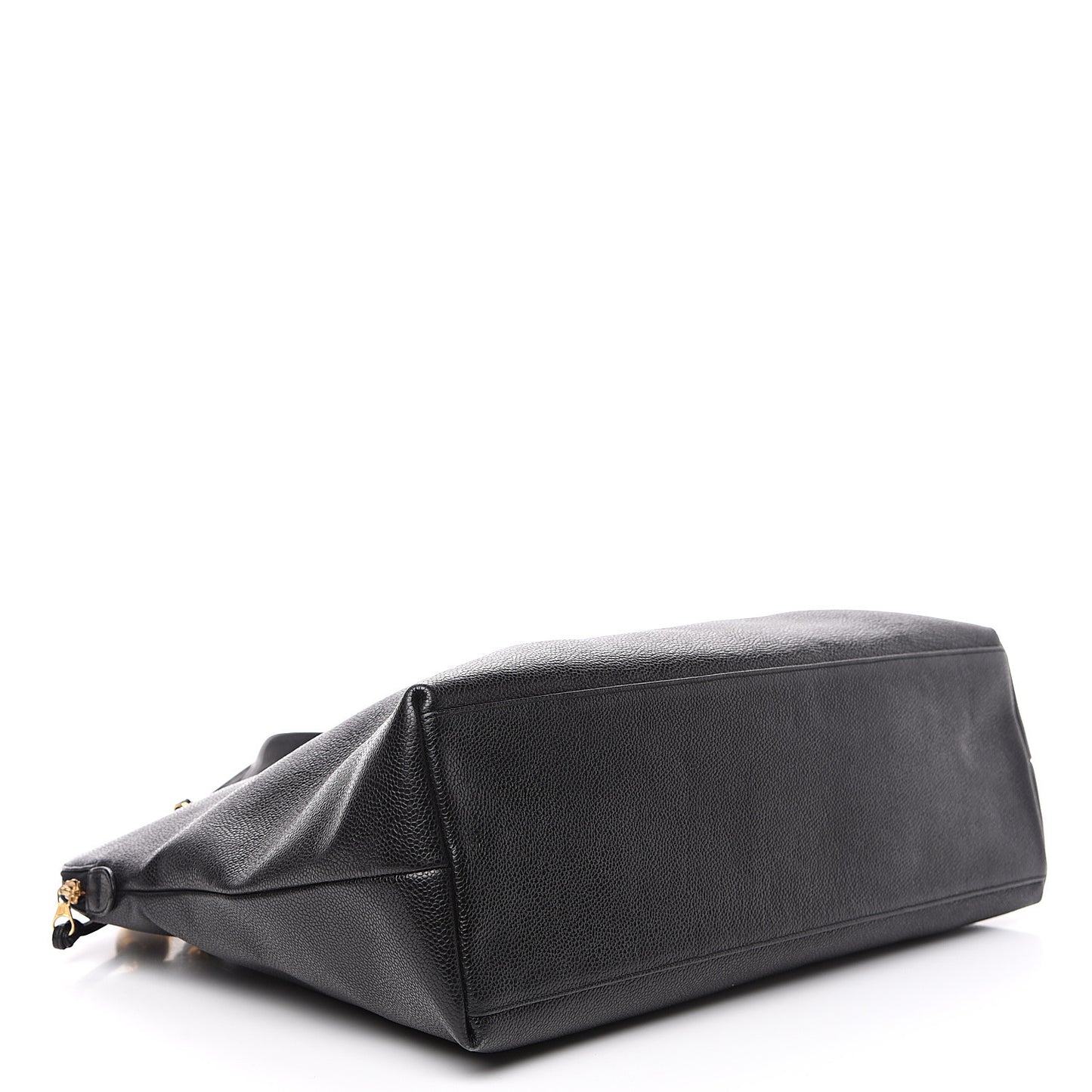 Caviar Large CC Shoulder Bag Black