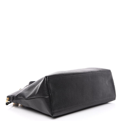 Chanel Caviar Large CC Shoulder Bag Black 3 of 10