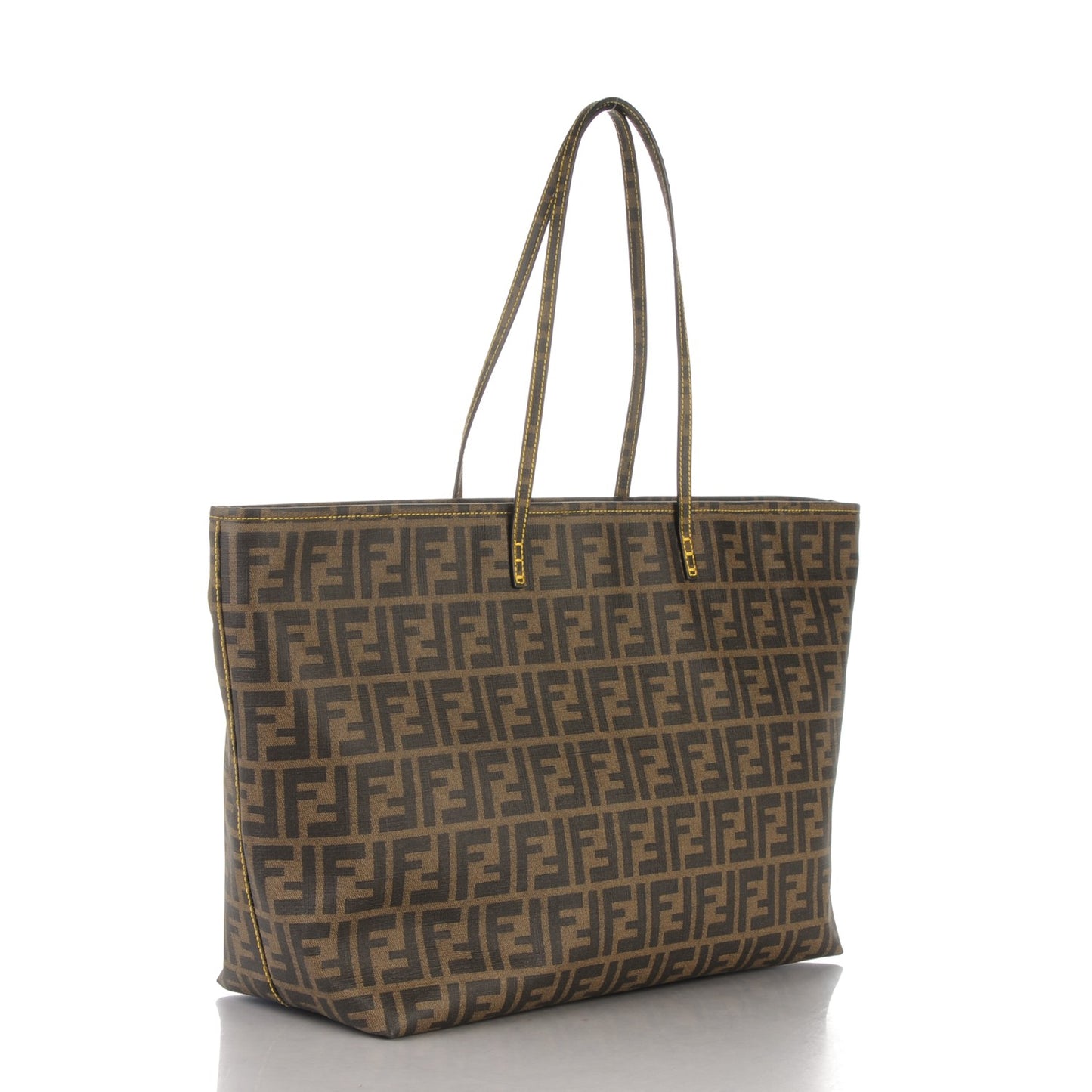 Zucca Spalmati Large Roll Tote Tobacco Giallo