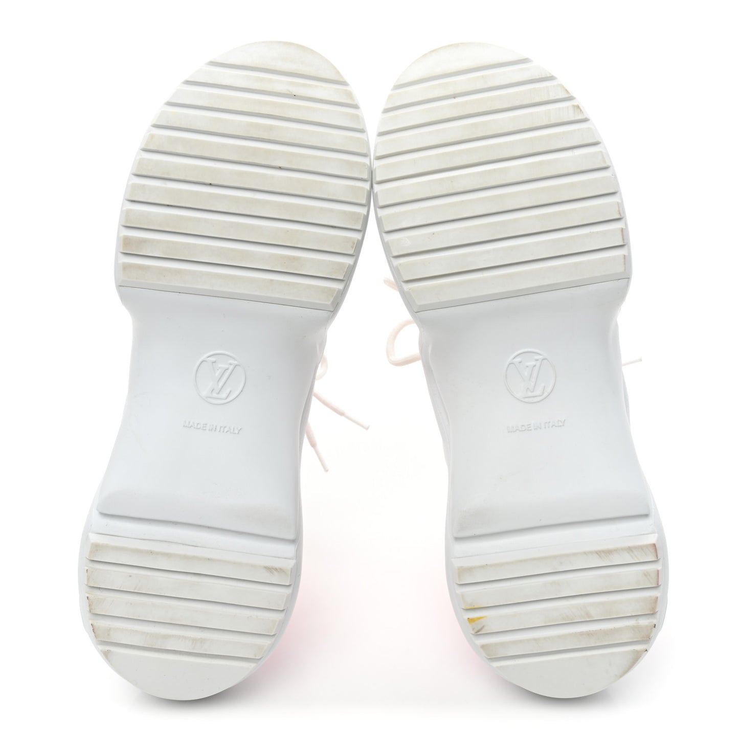 Calfskin Technical Nylon LV Archlight Sneaker 40 White Pink