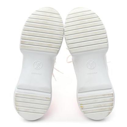 Louis Vuitton Calfskin Technical Nylon LV Archlight Sneaker 40 White Pink 5 of 9