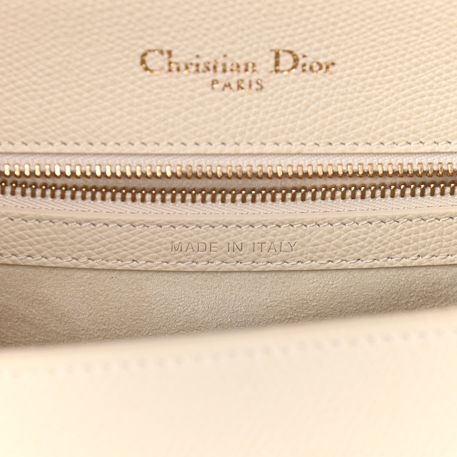 Christian Dior Grained Calfskin Cannage Small Diorama Flap Bag Off White 7 of 9